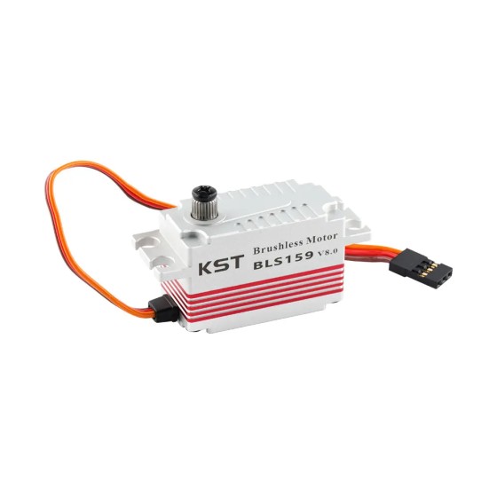 Vente en gros KST BLS159 V8.0 0.10sec Coreless HV Moteur numérique pour UAV RC Voiture Bateau Robot Bras Hélicoptère Avion 8.4V 17kg